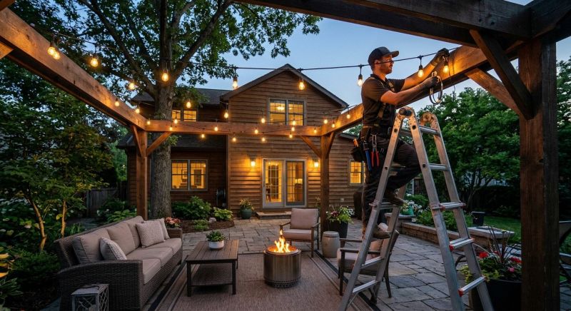 Deck Lights Installation in Olathe, KS