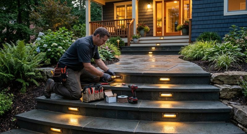 Step Lighting Installation in Pasadena, CA