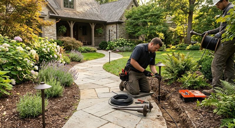 Walkway Lighting Installation in Pasadena, CA