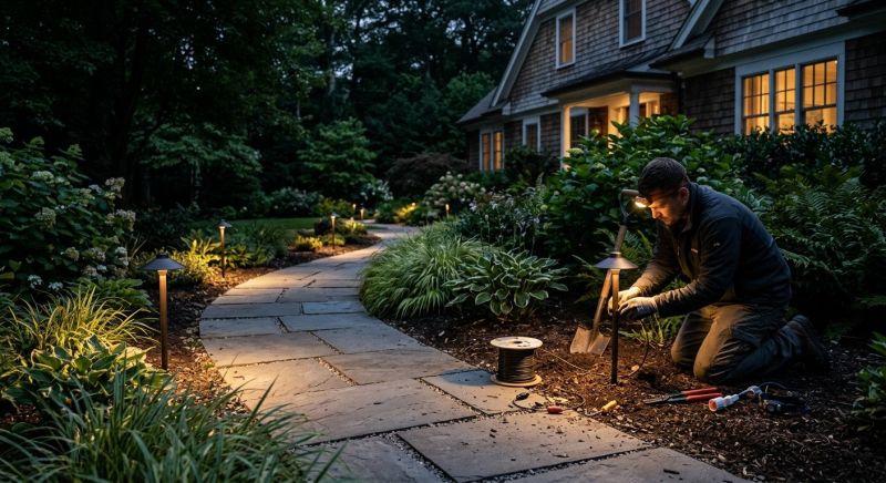 Walkway Lighting Installation in Denver, CO